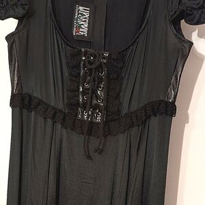 Vintage Lip Service long black dress size S